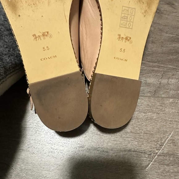 NEW Coach Vae Skimmer Flat Beechwood 5.5 - Picture 5 of 6